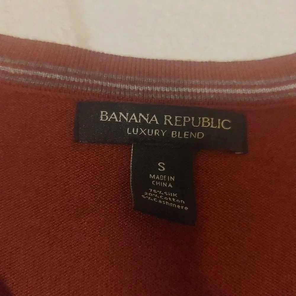 Banana Republic Luxury Blend Sweater Size Small Silk Cotton Cashmere